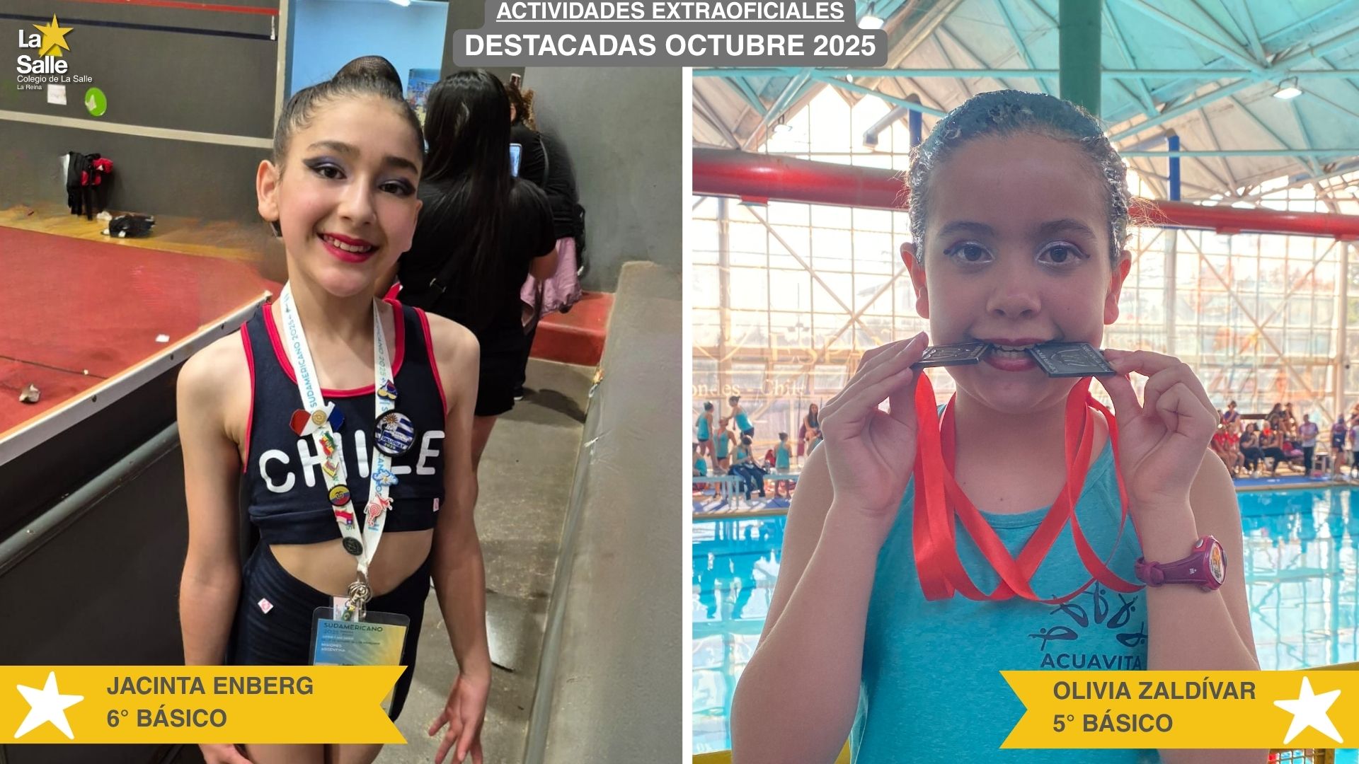 ¡NUESTRAS ESTUDIANTES DESTACADAS DE OCTUBRE!