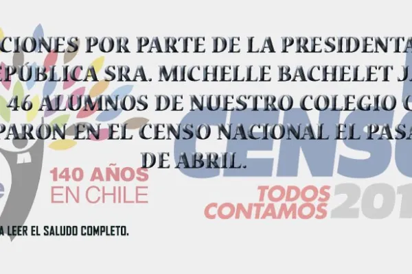 Felicitaciones Presidenta de la república