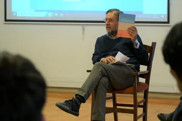 HISTORIADOR Y PREMIO NACIONAL DE HISTORIA 2022, RAFAEL SAGREDO, VISITA NUESTRO COLEGIO