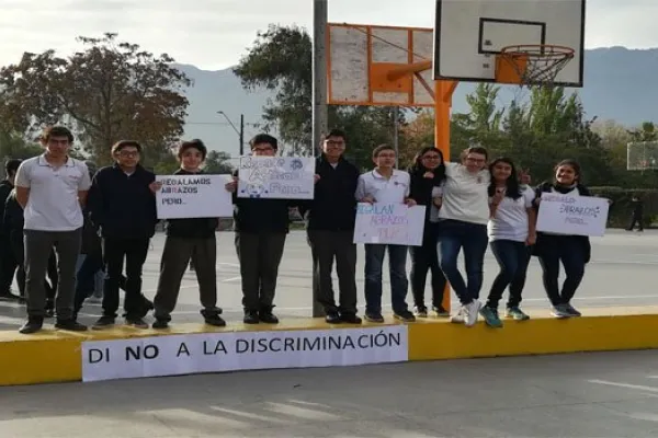"Di no a la discriminación"