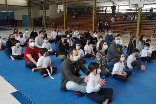 CEREMONIA CAMBIO DE CINTURÓN TALLER TAEKWONDO